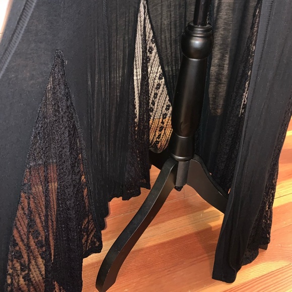 Last 1 - Store Closing‼️ Long Black Lace Cardigan - Picture 5 of 5